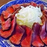 新玉ねぎと牛肉たたき☆サラダ風